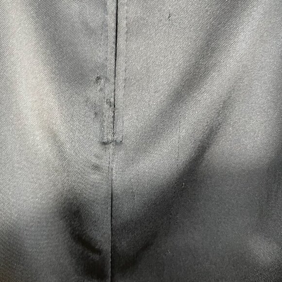 Tadashi Shoji Black Satin Classic Pencil Skirt Knee Length Plus Size 16 - Picture 8 of 9